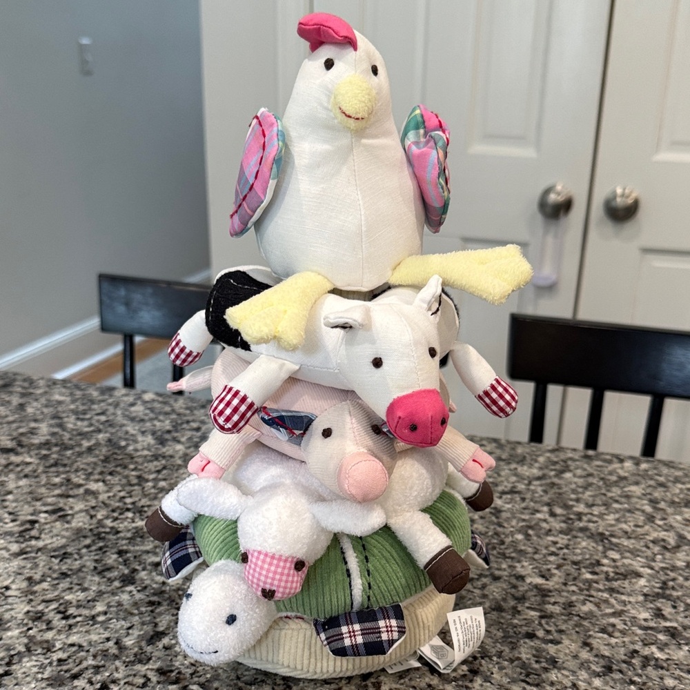 Pottery Barn Kids Farm House Animal Stacker